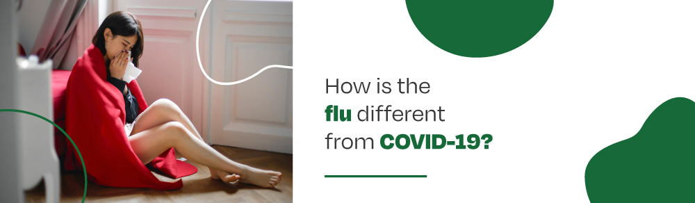 How flu is different from COvid-19