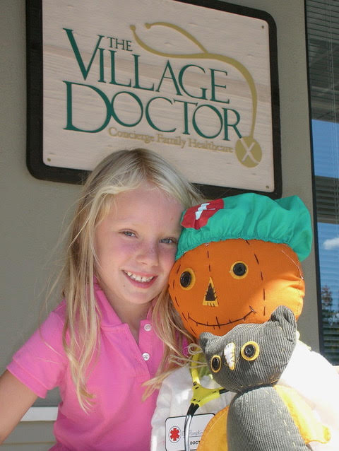 Paediatric care consultation with young girl at The Village Doctor