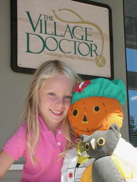 Paediatric care consultation with young girl at The Village Doctor