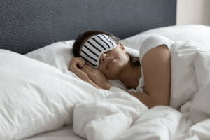 sleep consistency - woman sleeping
